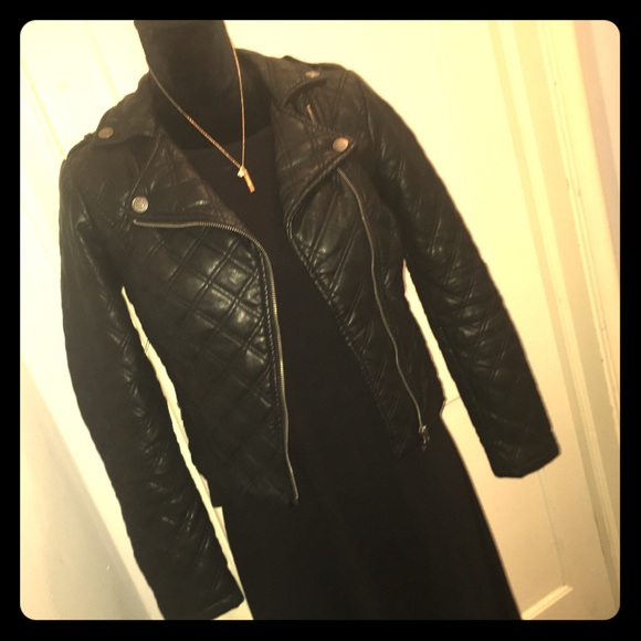 Faux Leather Biker Jacket 💋 - Picture 1 of 6